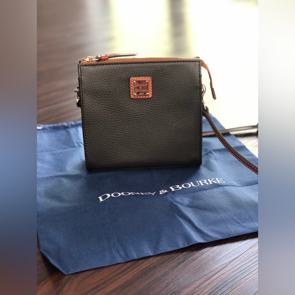 Dooney & Bourke Pebble Grain North South Janine Crossbody Shoulder Bag